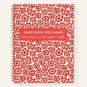 Minimal Modern Flowers Notebook