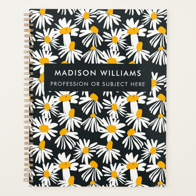 Minimal Modern Flowers Planner (Front)