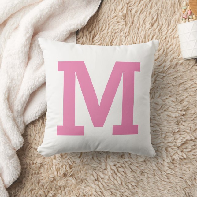Minimal Modern Large Initial Letter Cushion (Blanket)