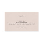 Minimal Modern Luxury Blush Pink Black