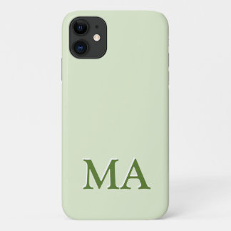  Minimal Modern Monogram iPhone  11 Case