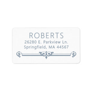 Minimal Modern Return Address Labels