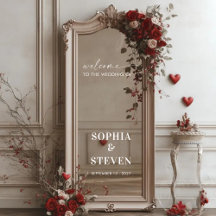 Minimal Modern Selfie Mirror Welcome Wedding Decal