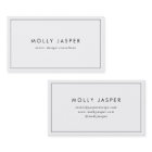 Minimal Modern Simple Clean White Elegant Chic