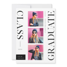 Minimal Modern Stylish  | Multi Photo Graduation
