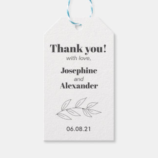 Minimal Modern Theme Gift Tags