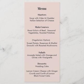 Minimal Modern Theme Menu