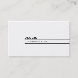 Minimal Modern Three Colour 6A Business Card