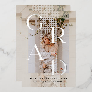 Minimal Modern Type Sheer Cream Overlay Grad Photo