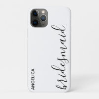 Minimal Modern Typography Wedding Bridesmaid Gift