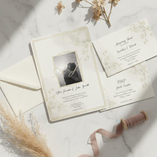 Minimal Modern Wedding Invitation – Elegant JP