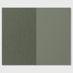 Minimal Moss Green Gift Wrap Paper – Customisable