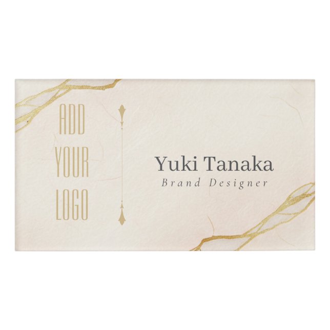 Minimal Name Badge | Elegant Magnetic Acrylic Name (Front)