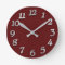 Minimal Numbers Grey Silver Grey Metal 3D Maroon