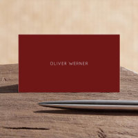 Minimal of the Minimalist Elegant dark-red