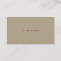 Minimal of the Minimalist Elegant Sepia