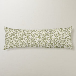 Minimal Olive Branch Pattern Body Cushion