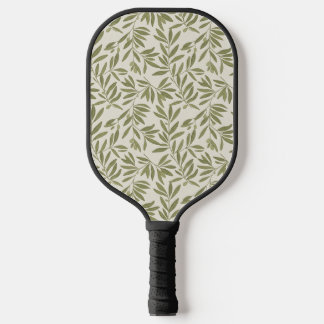 Minimal Olive Branch Pattern Pickleball Paddle