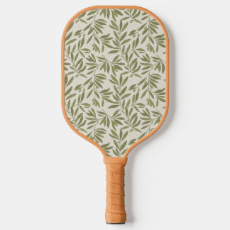 Minimal Olive Branch Pattern Pickleball Paddle