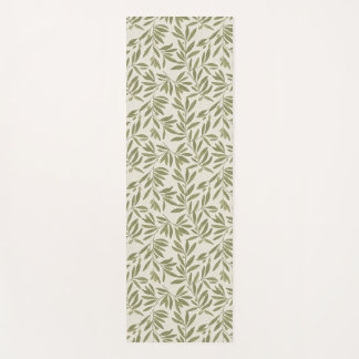 Minimal Olive Branch Pattern Yoga Mat