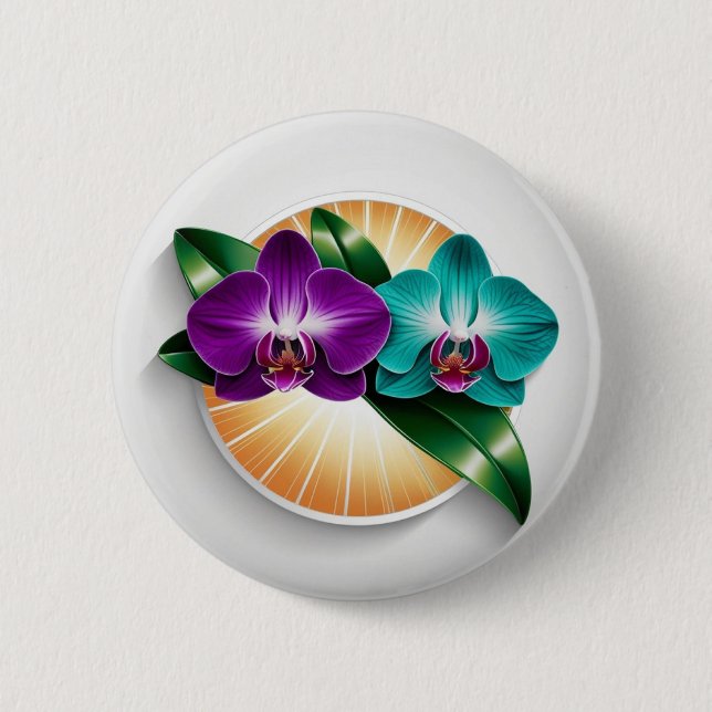 Minimal Orchid Pin – Subtle Beauty, Everyday Grace (Front)