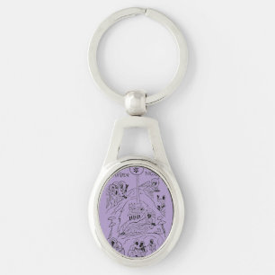 Minimal Orthodox Nativity scene Key Ring