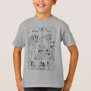Minimal Orthodox Nativity scene T-Shirt