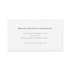Minimal Overlay | Photography Business Cards