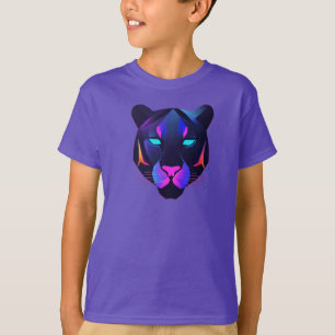 Minimal Panther Abstract Logotype   Modern Luxury  T-Shirt