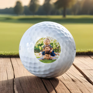 Minimal Personalised Photo Keepsake Gift for Dad  Golf Balls
