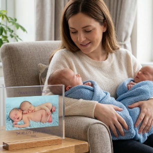 Minimal Photo Mother's Day New Mother Award Acrylic Sign