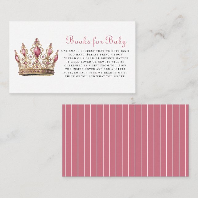 Minimal pink modern fairytail princess enclosure  (Front/Back)
