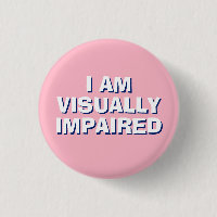 Minimal Pink Typography Visually Impaired