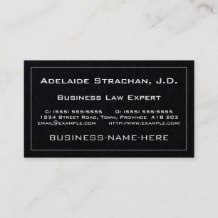 Minimal, Plain Business Card