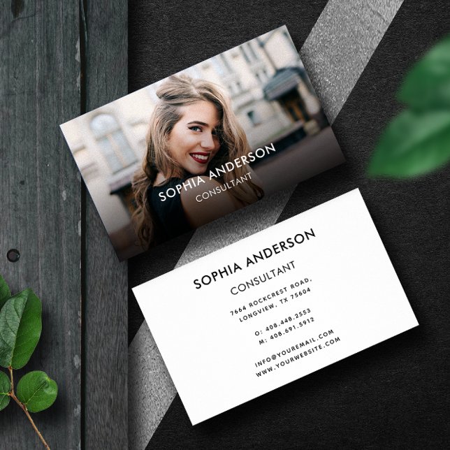 Minimal & Professional Business Photo Card (Creator Uploaded)