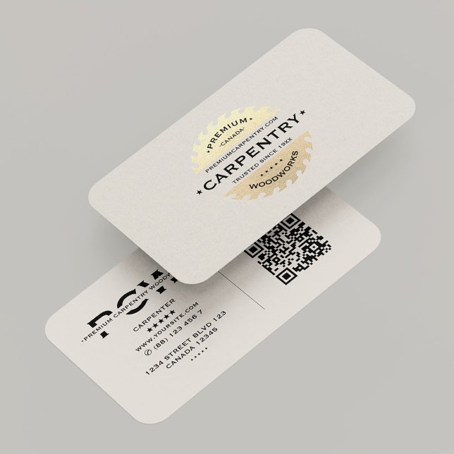 Minimal Professional Construction Contractor Sand Business Card (Minimal Professional Construction Contractor Sand Business Card
)