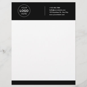 Minimal Professional Lawyer Firm Justice & Law Custom Letterhead