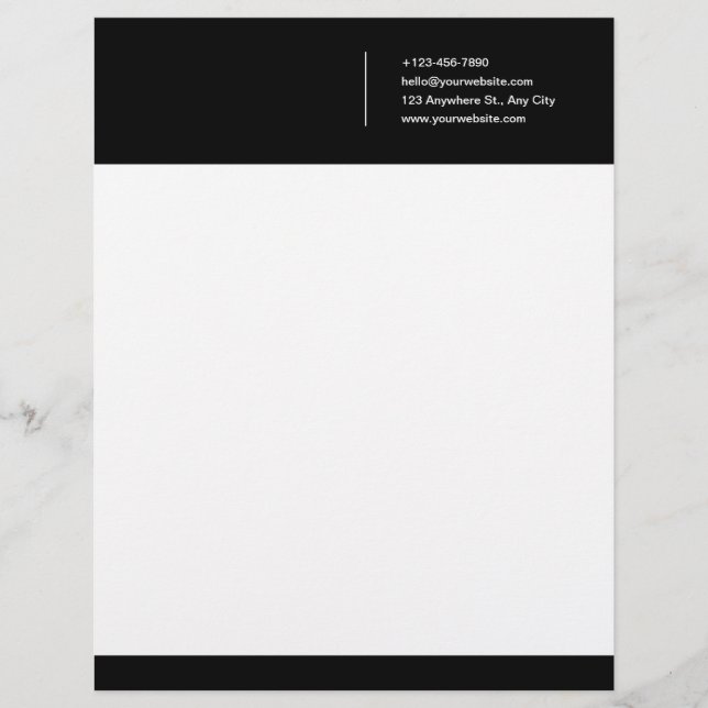 Minimal Professional Lawyer Firm Justice & Law  Custom Letterhead (Front)