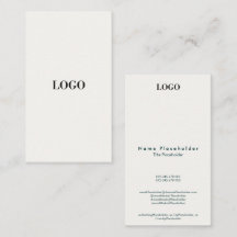Minimal Professional Luxury Business Card Design