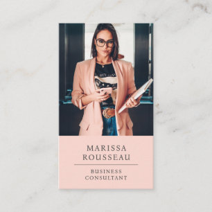 Minimal Professional Photo Business Card