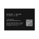 Minimal Professional QR Code Black