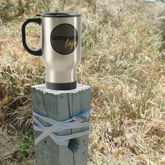 MINIMAL PROMTIONAL COMPANY BRAND BUSINESS LOGO TRAVEL MUG