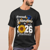 Minimal Proud Grandma 2026 Graduate For
