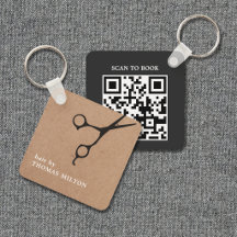 Minimal QR Code Appointment Booking for Salon
