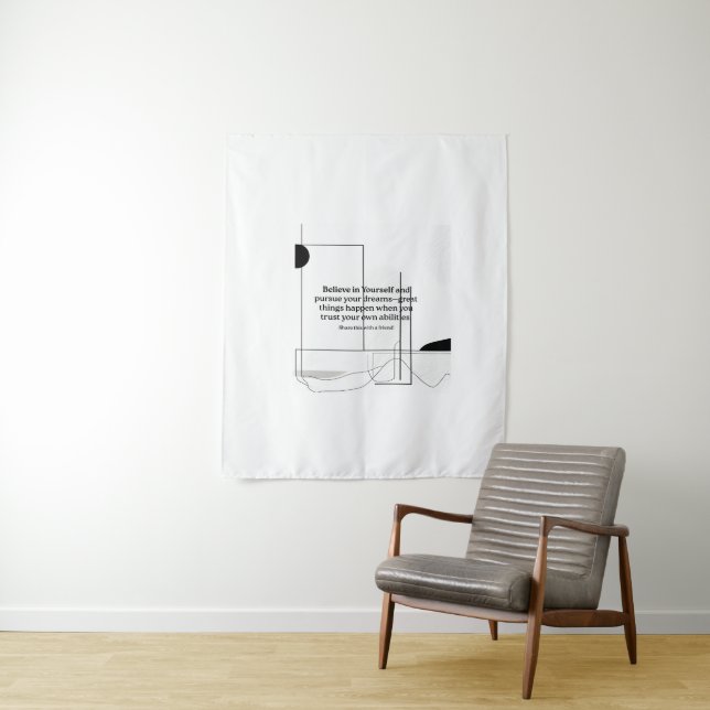 Minimal  Quote Template – Believe in Your Tapestry (In Situ)