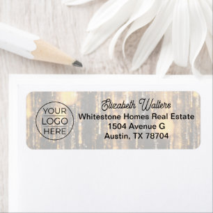 Minimal Realtor Return Address Label