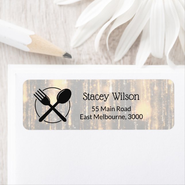 Minimal Restaurant Packaging Label (Insitu)