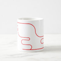 Minimal Round Shape Outline Mug