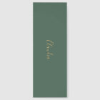 Minimal Sage and Gold Branch Calligraphy Wedding  