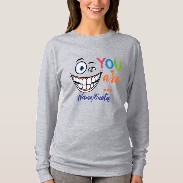 Minimal Sarcastic Quote T-Shirt (Front)